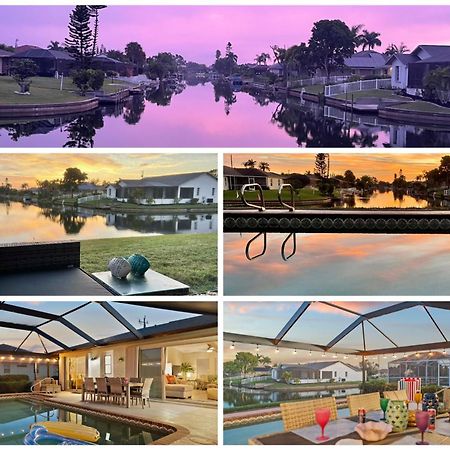 Serenity Waterfront Villa With King Suite, Private Pool, Great Lanai Enclosure And Long Water Views Cape Coral Zewnętrze zdjęcie