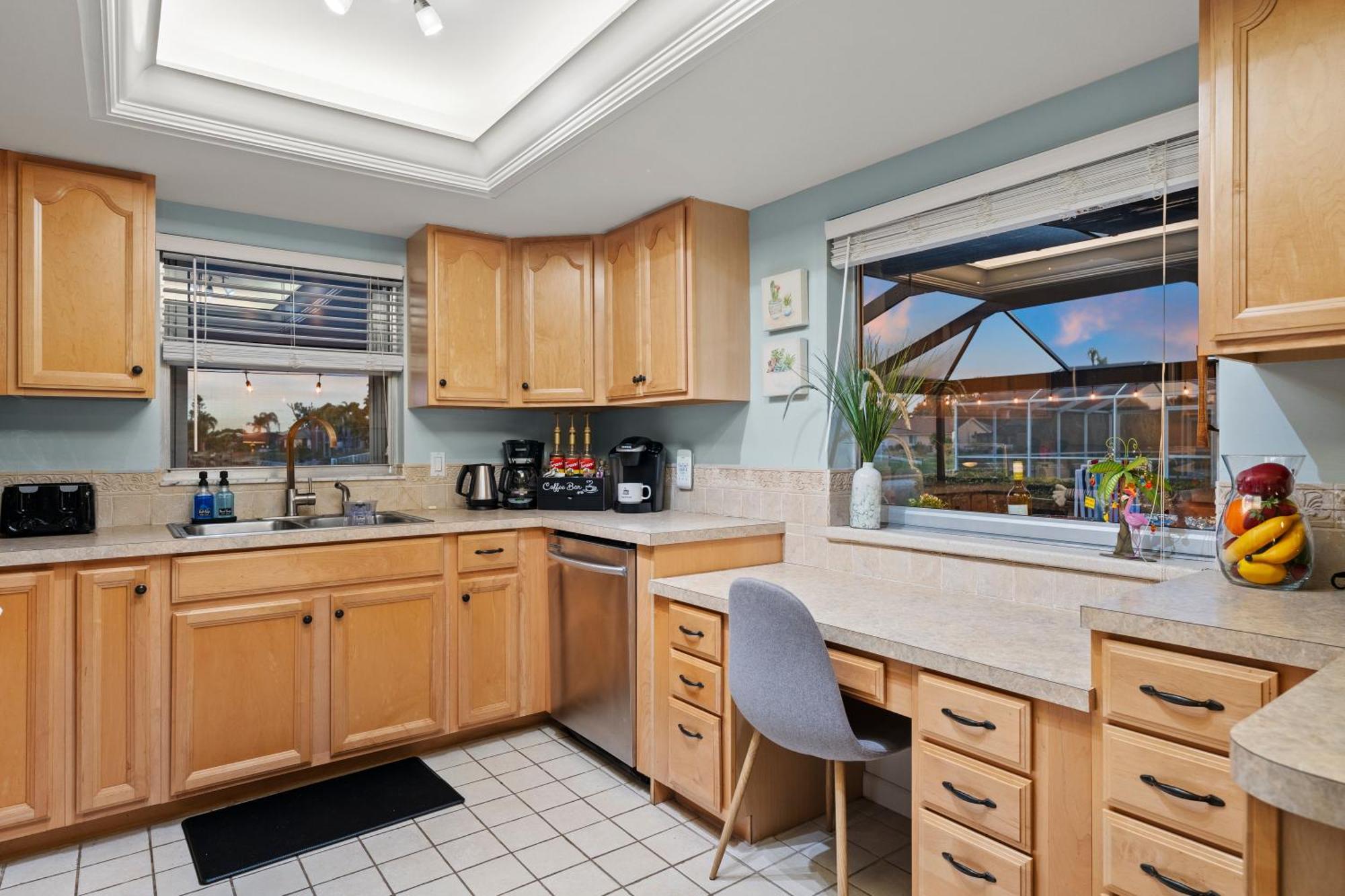 Serenity Waterfront Villa With King Suite, Private Pool, Great Lanai Enclosure And Long Water Views Cape Coral Zewnętrze zdjęcie