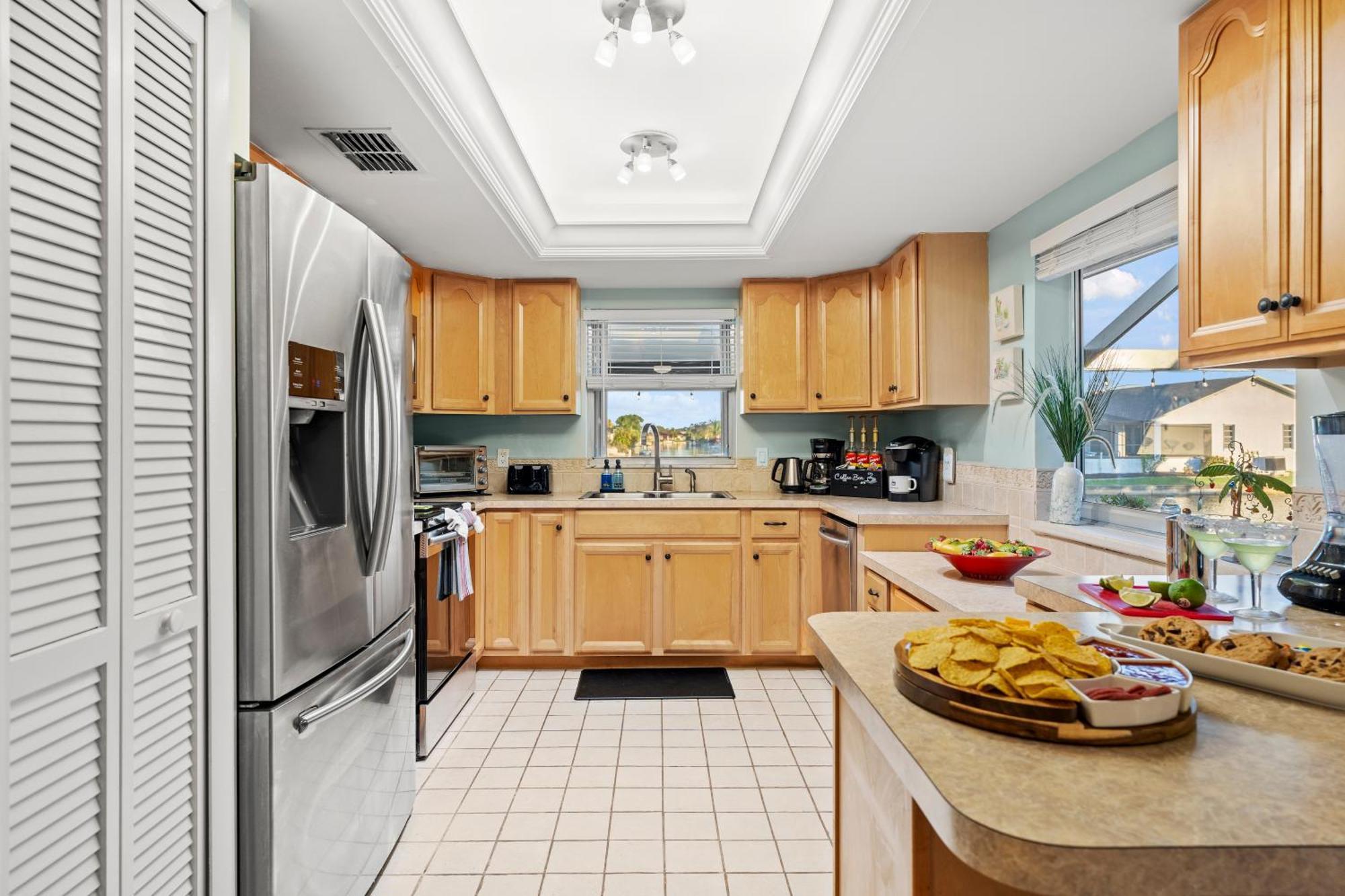 Serenity Waterfront Villa With King Suite, Private Pool, Great Lanai Enclosure And Long Water Views Cape Coral Zewnętrze zdjęcie