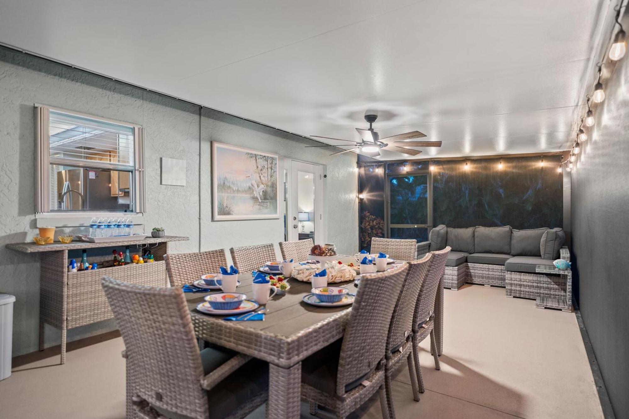 Serenity Waterfront Villa With King Suite, Private Pool, Great Lanai Enclosure And Long Water Views Cape Coral Zewnętrze zdjęcie