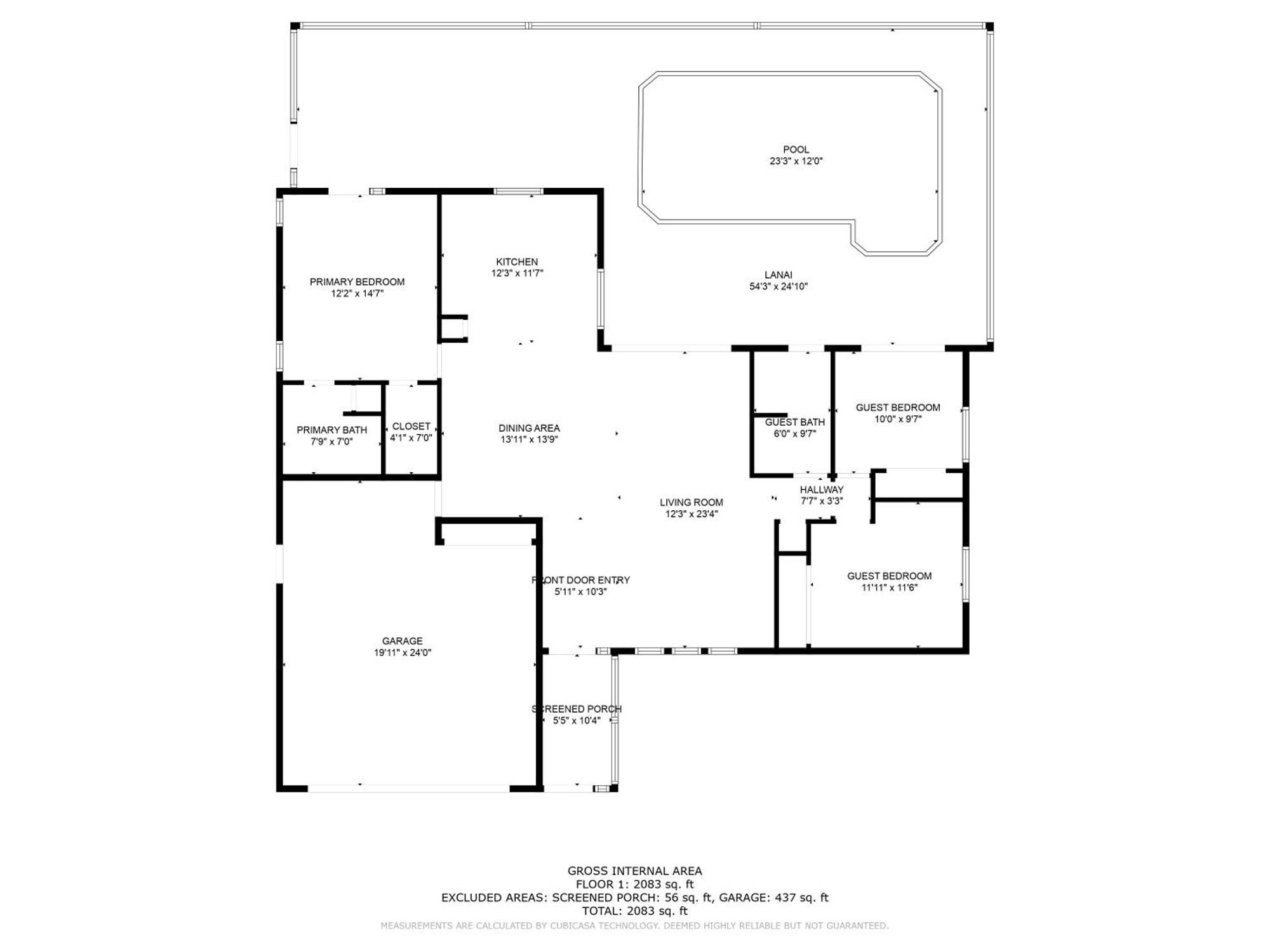 Serenity Waterfront Villa With King Suite, Private Pool, Great Lanai Enclosure And Long Water Views Cape Coral Zewnętrze zdjęcie